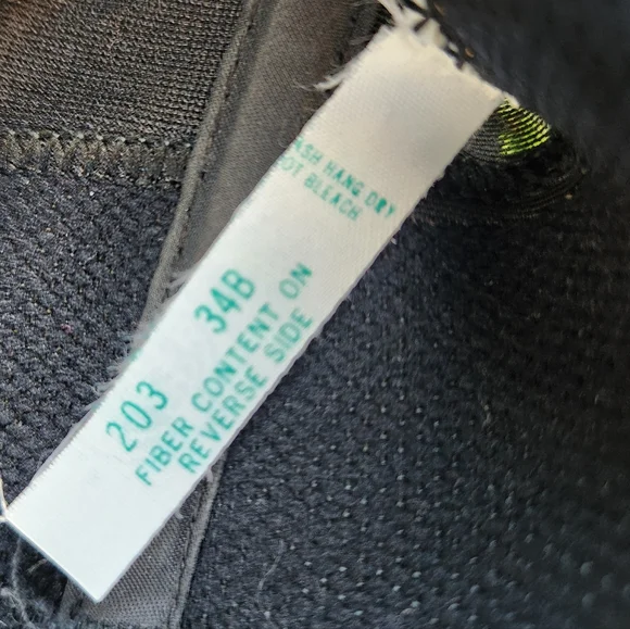 50s BUSTIER Black Strapless Busty Plunge Lace Boned Union Tag Intimate Corset EV - Picture 14 of 16